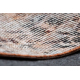 ANTICA ancient rust vloerkleed, modern patchwork, Grieks wasbaar - terracotta