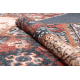 ANTIKA ancient rust rug, modern patchwork, Greek washable - terracotta