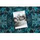 ANTIKA carpet ancret azure, modern ornament, washable - blue