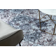 ANTIKA tapijt ancret washedstone, modern ornament, wasbaar - grijskleuring
