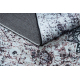 ANTIKA tapijt ancret washedstone, modern ornament, wasbaar - grijskleuring