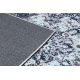 ANTIKA carpet ancret washedstone, modern ornament, washable - grey