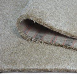 Alfombra ETON PLUS color crema, monocromática, uniforme, lisa