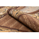 Carpet BCF Morad FELIKS Leaves, frame classic - brown 