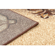 BCF Tapis Morad KRZYŚ fleurs - marron