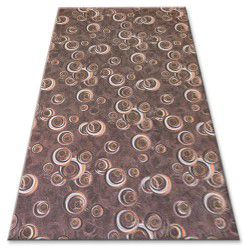 Alfombra ETON PLUS círculo color beige, monocromática, uniforme, lisa