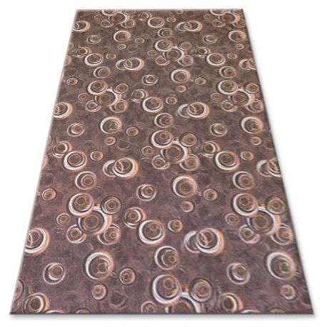 ETON PLUS cerchio tappeto beige, monocolore, uniforme, semplice