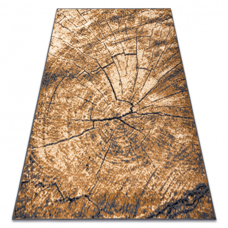 BCF Tapis Morad PIEŃ Arbre Bois - gris / beige / vieil or