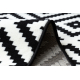 Carpet BCF Morad RUTA Diamonds, geometric - black / cream