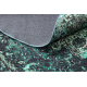 ANTIKA paklājs ritenis ancret oldcooper, moderns ornaments, mazgājams - zaļš 