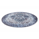 ANTIKA matto pyöreä ancret washedstone, moderni koriste, pestävä - harmaa