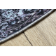 ANTIKA szőnyeg kör ancret washedstone, modern dísz, mosható - szürke