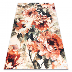 Carpet ALLURE 1963 Marble - Structural, stylish, glamour white / gold