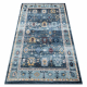 ANTIKA szőnyeg 51 tek, modern azték, mosható - szürke / kék