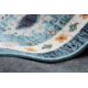 ANTIKA alfombra 51 tek, azteca, lavable - gris / azul