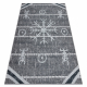 ANTIKA tapijt 118 tek, modern azteeks, wasbaar - grijskleuring