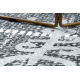 ANTIKA Teppich 118 tek, modernes Aztekisch, waschbar - grau 