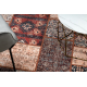 ANTIKA ancient rust szőnyeg kör, modern patchwork, görög mosható - terrakotta