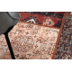 ANTIKA ancient rust matto pyöreä, moderni tilkkutyö pesu, kreikkalainen - terrakotta