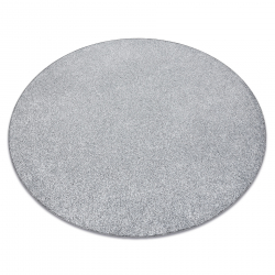 Carpet, round EXCELLENCE grey 109 plain, MELANGE