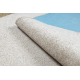 Kilimas Apskritas kilimas CASHMERE smėlio spalvos 312 sklandžiai