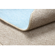 Kilimas Apskritas kilimas CASHMERE smėlio spalvos 312 sklandžiai