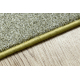 Fitted carpet EXCELLENCE olive green 240 plain, flat, MELANGE