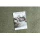 Fitted carpet EXCELLENCE olive green 240 plain, flat, MELANGE