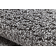 Carpet wall-to-wall SAN MIGUEL silver 92 plain, flat, one colour