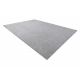 Fitted carpet SAN MIGUEL silver 92 plain, flat, one colour