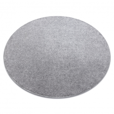 KOBEREC - okrúhly SAN MIGUEL stříbro 92 hladký, Jednotný jednofarebný 
