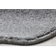 Kilimas Apskritas kilimas SAN MIGUEL sidabras 92 sklandžiai, vienodas, vienspalvis