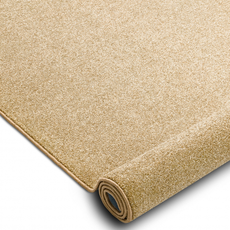 Fitted carpet EXCELLENCE gold 511 plain, flat, MELANGE