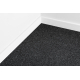 Fitted carpet EXCELLENCE black 141 plain, flat, MELANGE