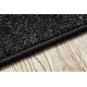 Fitted carpet EXCELLENCE black 141 plain, flat, MELANGE