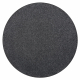 Carpet, round EXCELLENCE black 141 plain, MELANGE