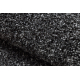 Carpet wall-to-wall EXCELLENCE black 141 plain, MELANGE
