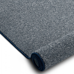 Fitted carpet EXCELLENCE blue 897 plain, flat, MELANGE