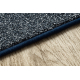 Fitted carpet EXCELLENCE blue 897 plain, flat, MELANGE