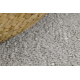 Fitted carpet CASHMERE silver 152 plain, flat