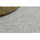 Carpet, round CASHMERE silver 152 plain