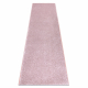 Alfombra de pasillo SANTA FE rubor rosado 60 llanura color sólido