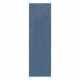 Paklāju celiņš SANTA FE zils 74 gluda, viendabīga, vienkrāsains