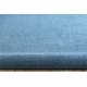 Vloerbedekking SANTA FE blauw 74, glad, uniform, enkele kleur