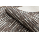 Teppe, rund LIBRA brun 962 striper