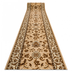 Alfombra de pasillo BCF MORAD Klasyk clásico beige 60 cm