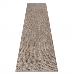 Alfombra CASABLANCA LOOM círculo crema, lazo, suave Interior y exterior
