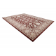 Teppich Wolle JADE 45009/301 Rahmen, Blumen klassisch rot / beige OSTA