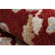 Carpet Wool JADE 45009/301 Frame, flowers classic red / beige OSTA