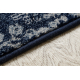 Teppich Wolle JADE 45008/500 Ornament dunkelblau / beige OSTA